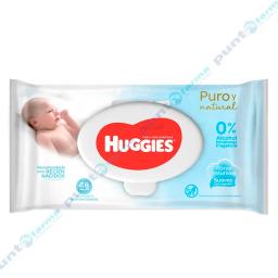 Toallitas Húmedas Puro Natural Huggies - Cont 48 unidades