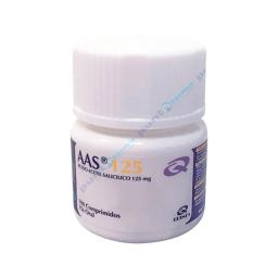 AAS 125 mg - Frasco de 100 Comprimidos