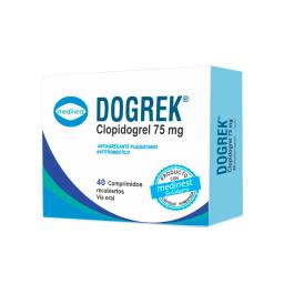 Dogrek Clopidogrel 75 mg - Cont. 40 comprimidos recubiertos