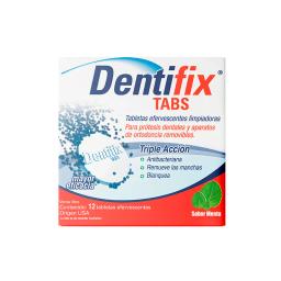 Dentifix Tabs - Cont 12 tabletas efervecentes