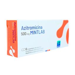 Azitromicina Mintlab 500 mg - Cont. 6 Comprimidos Recubiertos