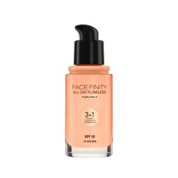 Base Líquida 3 en 1 Face Finity SPF20 Vegan N° 75 Golden Max Factor - 30mL