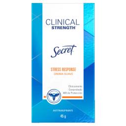 Antitranspirante Secret Clinical Stress Response Crema Suave - 45 g