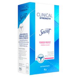 Antitranspirante Secret Strength Clinical Power Protect - 45g