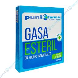 Gasa Estéril Punto Farma - Cont 10 Unidades