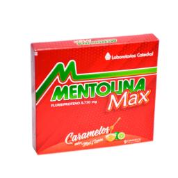 Mentolina Caramelos Max sabor Miel y Limón - Caja de 9 Caramelos