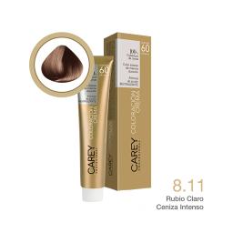 Coloración en Crema Rubio Claro Cenizas Intenso 8.11 Carey - Pomo de 60gr