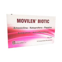 MOVILEN BIOTIC - Caja de 12 comprimidos recubiertos