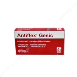 Antiflex Gesic - Cont. 10 Comprimidos