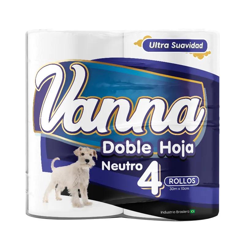 Papel Higiénico Vanna Premium Doble Hoja - Cont 4 unidades
