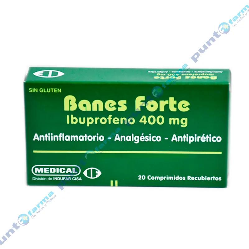 Banes Forte Ibuprofeno 400 mg - Caja con 20 comprimidos recubiertos