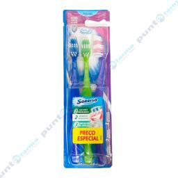 Cepillo Dental Adulto Sorriso Triple Kolynos - Cont. 3 Unidades