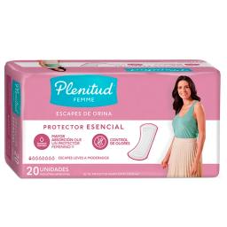 Protector Femme Esencial Normal Plenitud - Cont. 20 unidades