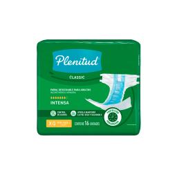 Pañal Desechable para Adultos Classic XG Plenitud - Cont 16 Unidades