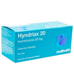 Hyndriax 20 CB Isotretinoína 20 mg - Caja de 30 Capsulas