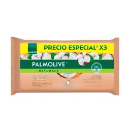 Jabón en Barra Coco y Algodón Palmolive Naturals - Cont. 3 unidades de 125gr.