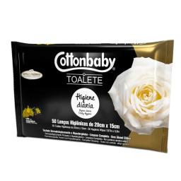 Tohallitas Humedas Cottonbaby - 50 Unidades