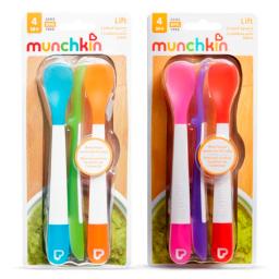 Set de 3 Cucharas Lift c/ Base Elevada Munchkin - Cont. 3 unidades