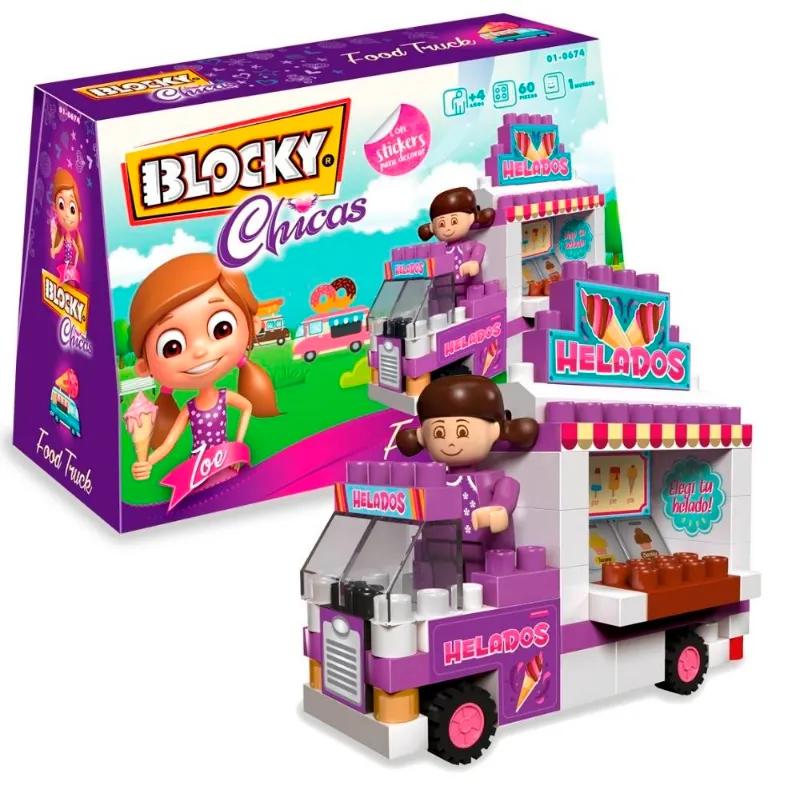Blocky Chicas Food Truck Munchkin - Cont. 65 piezas