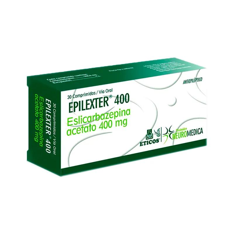 Epilexter Eslicarbazepina 400 mg - Caja de 30 comprimidos