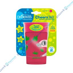 Vaso de Transicion Cheers 360 Fucsia Dr. Browns - 300ml