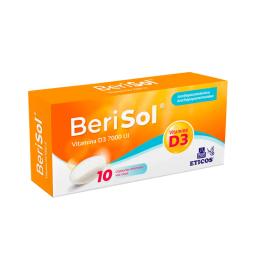 Berisol Vitamina D3 7000 - Caja de 10 Cápsulas