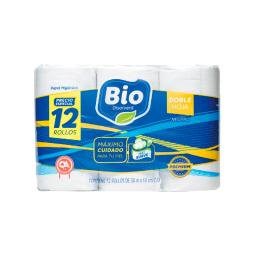 Papel Higiénico Doble Hoja Bio Disolvent - Cont. 12 Rollos.