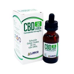 Lasca CBD 50 mg Solución gotas orales - Frasco con 30 mL