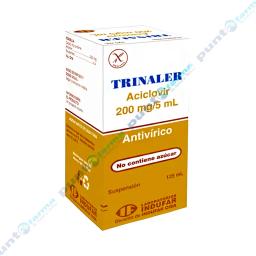 Trinaler Aciclovir 200 mg  - Solución oral frasco de 125 mL