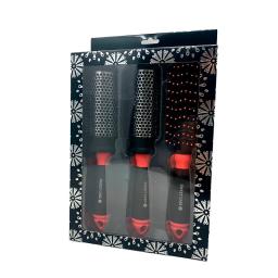 Set de Peine Rectangular + Peine Brushi+ Peine Brush 2 Sweet Care