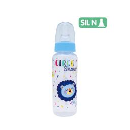 Biberon Con Tetina Natural Color Azul Lolly - 240 ml Cont. 1 Unidad