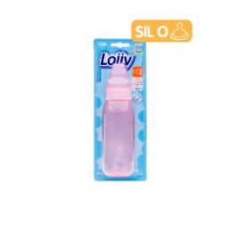 Biberon Color Rosa Con Tetina Ortodontica Lolly - Cont. 1 unidad 220 ml