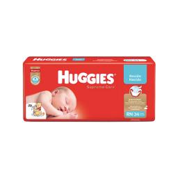 Huggies Supreme Natural Care RN - Contiene 34 unidades