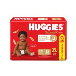 Huggies Supreme Natural Care G - Contiene 60 unidades