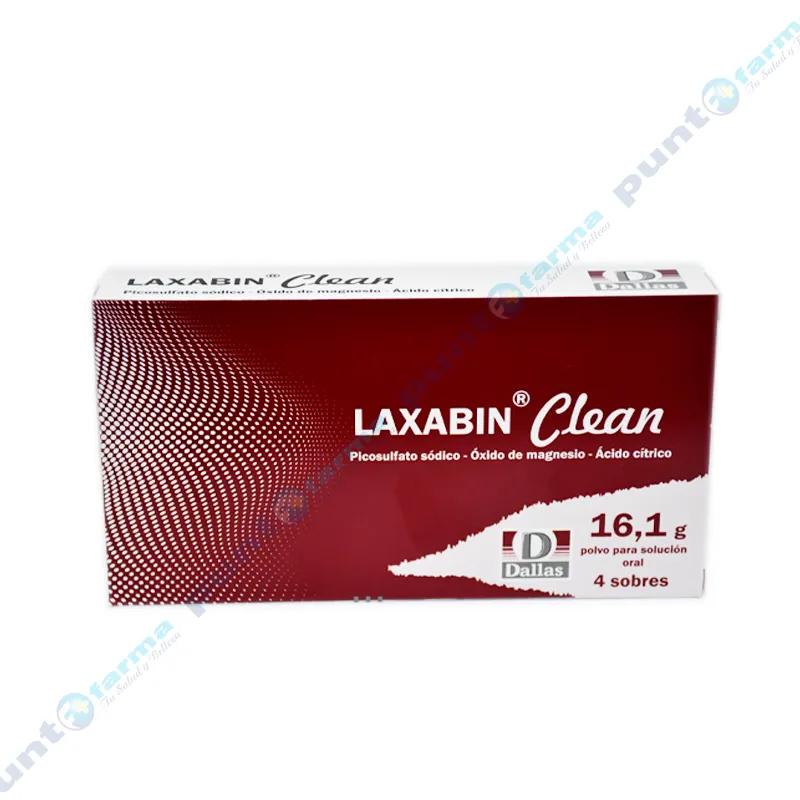 Laxabin Clean - Caja de 4 Sobres
