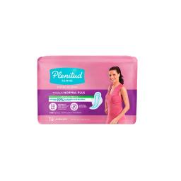 Protector Normal Plus Femme Antibacterial Plenitud - Cont.16 unidades