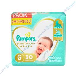 Pañal Pampers Premiun Care G Pack Ahorro - Cont. 3 Paquetes de 30 unidades