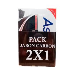 Pack 2X1 Jabón Asepxia Carbón