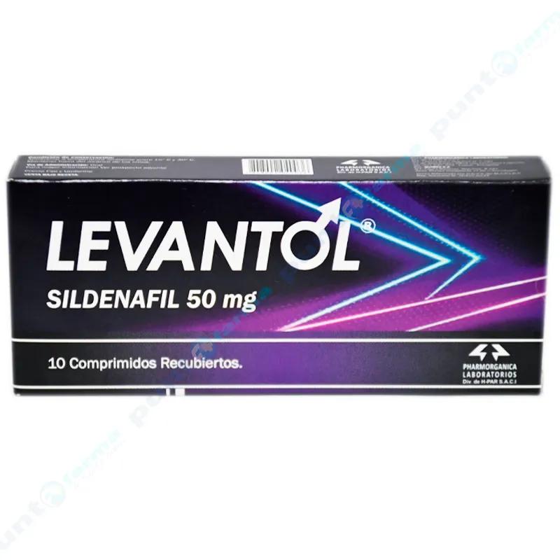 Levantol Sildenafil 50 mg - Cont. 10 Comprimidos Recubiertos