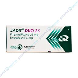 Jadit Duo Empagliflozina Linagliptina 25 mg - Cont. 30 Comprimidos Recubiertos