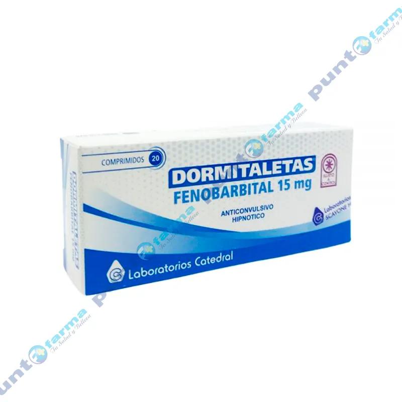 Dormitaletas Fenobarbital 15 mg - Cont. 20 Comprimidos