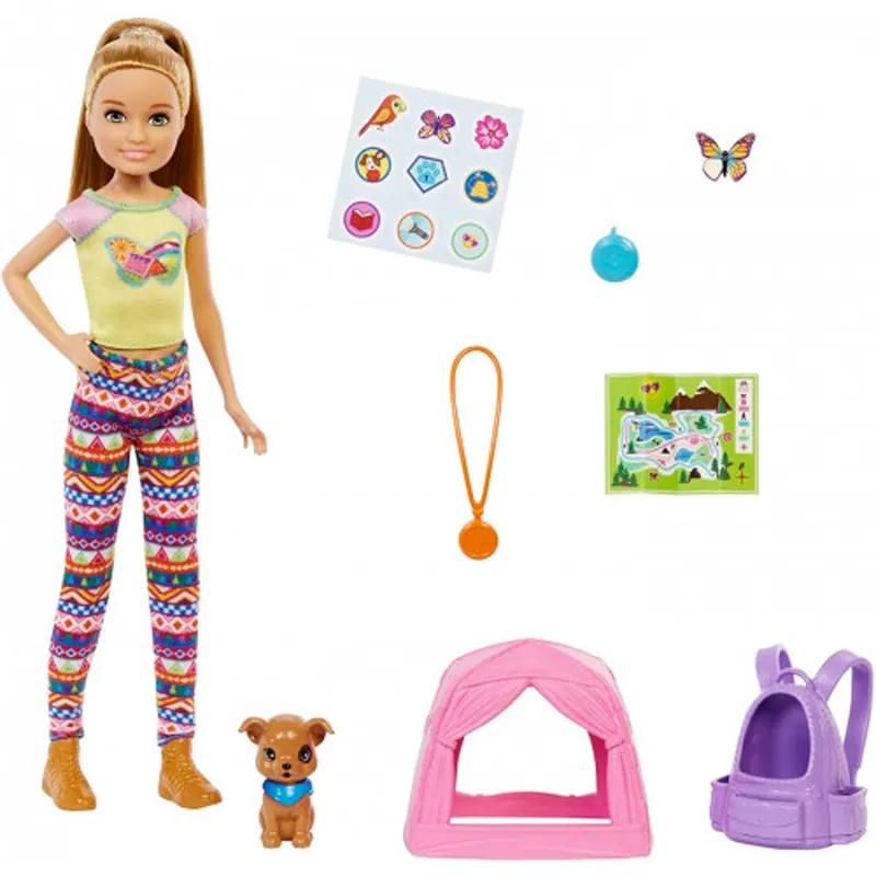 Muñecas Surtidas Barbie Hermanas y Mascotas Día de Campamento