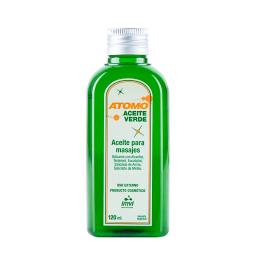 Aceite Verde Para Masajes Atomo IMVI - 120 mL