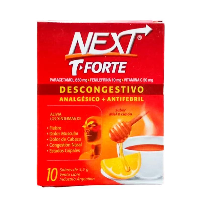 Next T Forte Descongestivo - Cont 10 Sobres
