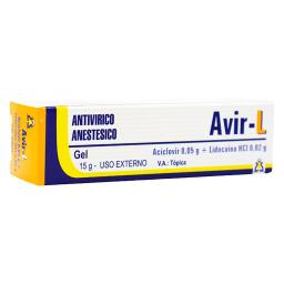 Avir-L Aciclovir - Lidocaina - Gel Pomo del 15 gr