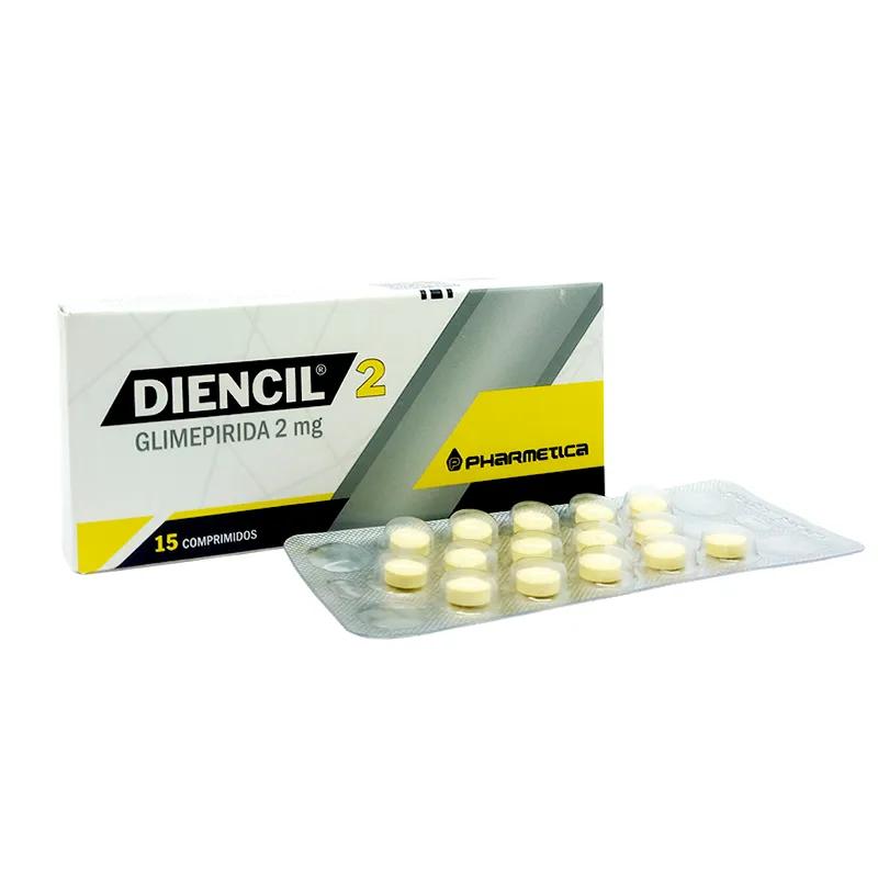 Diencil Glimepirida 2 mg - Caja de 15 comprimidos