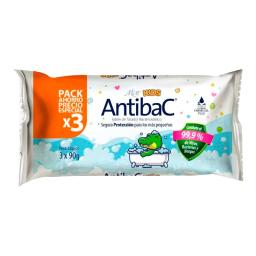 Pack Jabón Mar Antibac Kids - Cont. 3 unidades de 90gr c/u