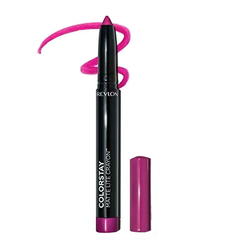 Lápiz Labial Crayon Lipstick Revlon Colorstay Matte Lite Sky High - 1,4gr
