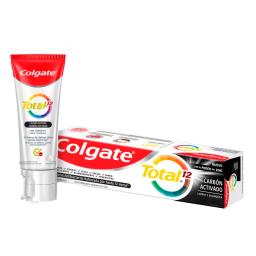 Crema Dental Total 12 Carbón Activado Charcoal Colgate - 90gr