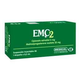 Emc2 Cipionato Estradiol - 1 Ampolla por 0.5 mL